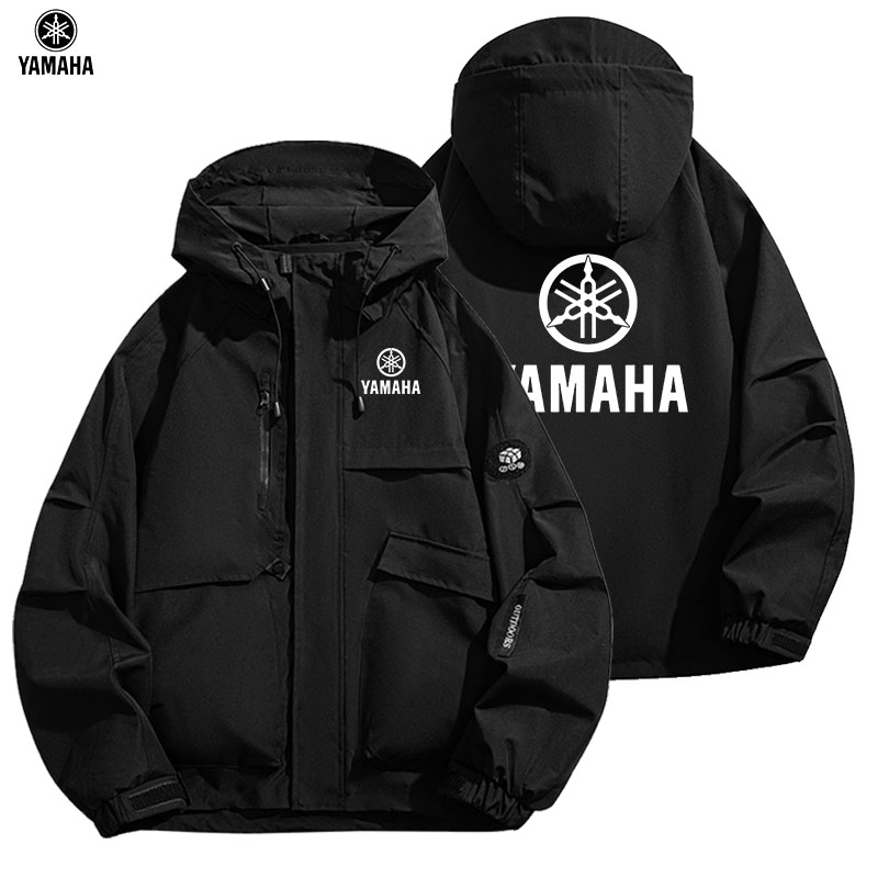 Fishing Jacket Waterproof - Yamaha Oversized Men's Waterproof Hiking Jacket,