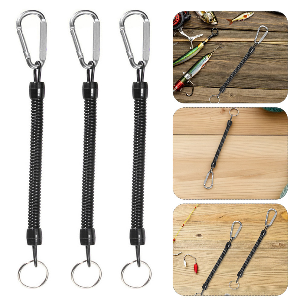 Fishing Gloves - 3Pcs Heavy Duty Retractable Elastic Tether